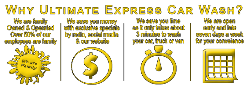 About us at Ultimate Express Car Wash