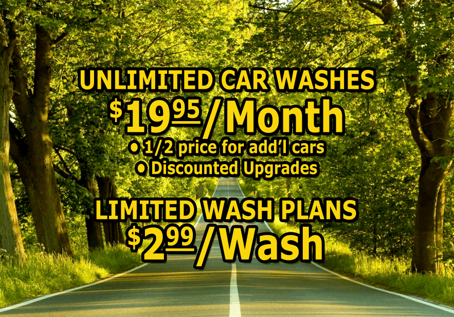 Unlimited & Limited Car Wash Clubs